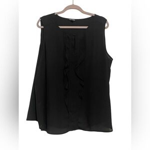 Roz & Ali Ruffle Dress Tank 3X